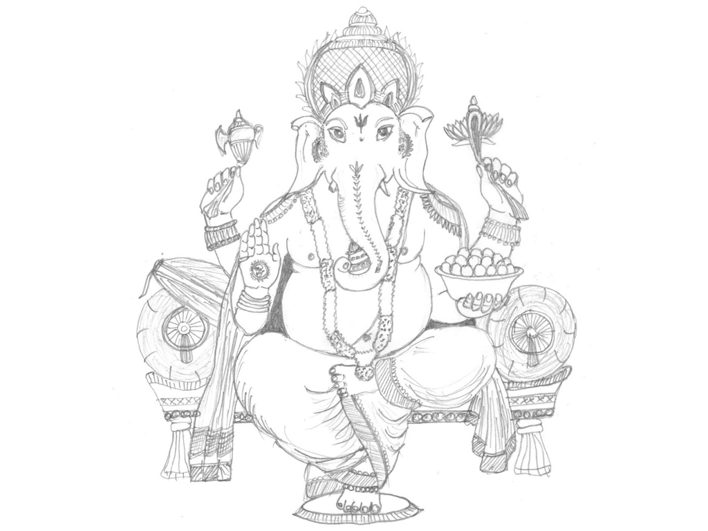 Malvorlage: Hinduistische Mythologie (Götter und Göttinnen) #109354 - Kostenlose Malvorlagen zum Ausdrucken