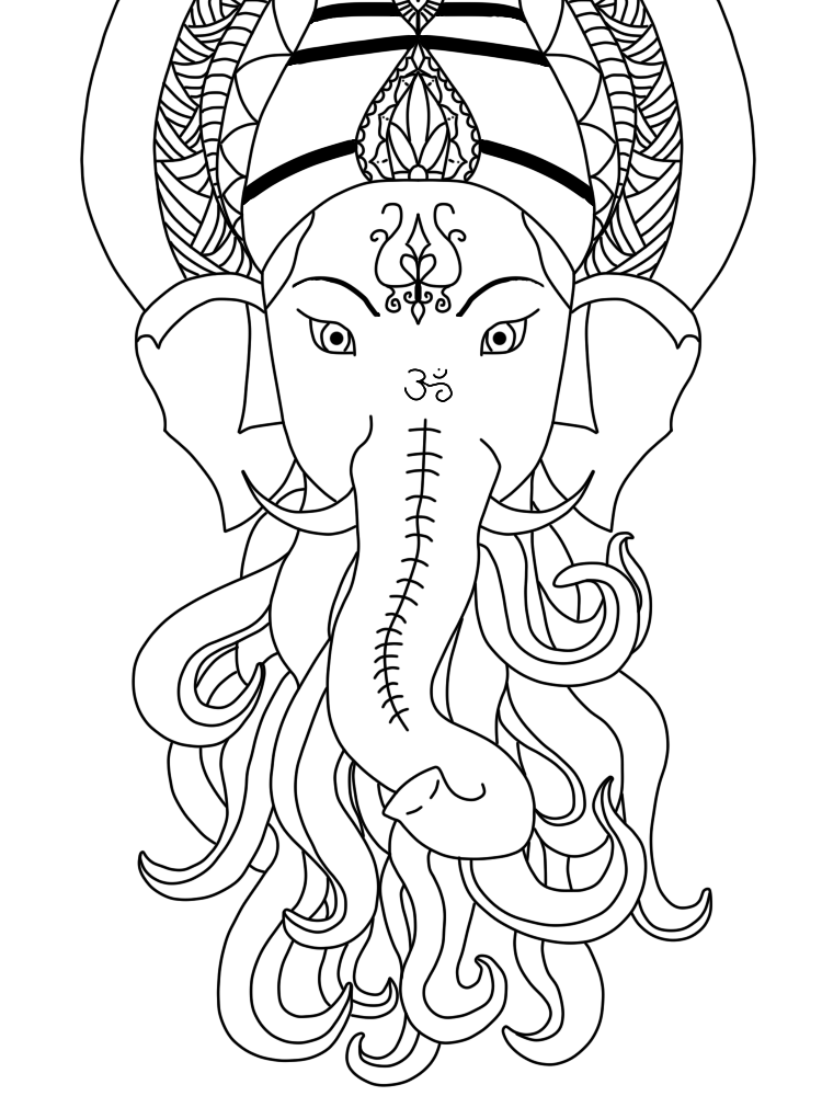 Malvorlage: Hinduistische Mythologie (Götter und Göttinnen) #109368 - Kostenlose Malvorlagen zum Ausdrucken