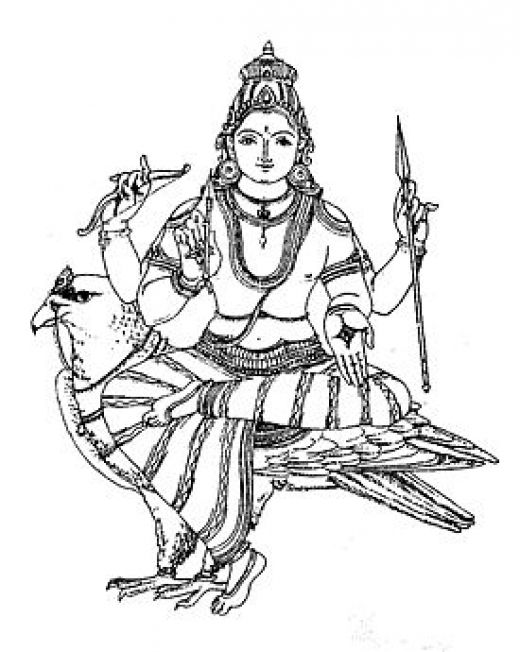 Malvorlage: Hinduistische Mythologie (Götter und Göttinnen) #109419 - Kostenlose Malvorlagen zum Ausdrucken
