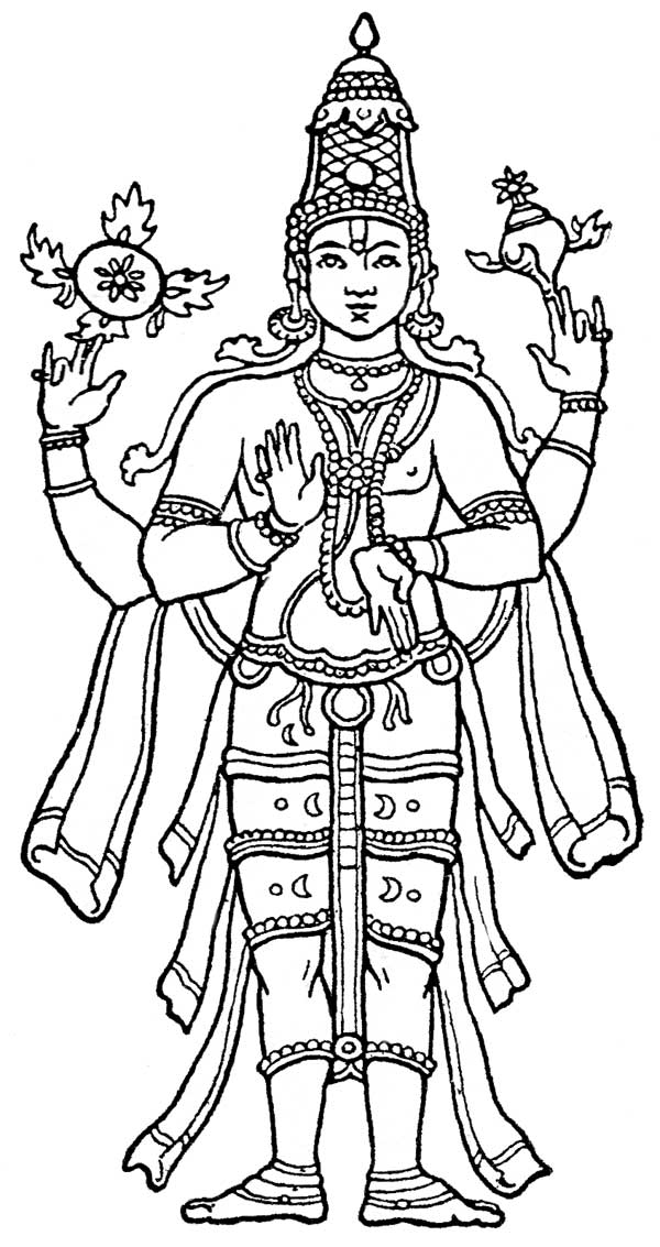 Malvorlage: Hinduistische Mythologie (Götter und Göttinnen) #109424 - Kostenlose Malvorlagen zum Ausdrucken