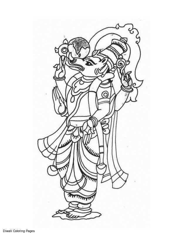 Malvorlage: Hinduistische Mythologie (Götter und Göttinnen) #109443 - Kostenlose Malvorlagen zum Ausdrucken