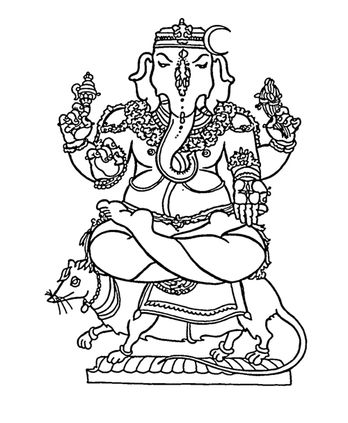 Malvorlage: Hinduistische Mythologie (Götter und Göttinnen) #109450 - Kostenlose Malvorlagen zum Ausdrucken