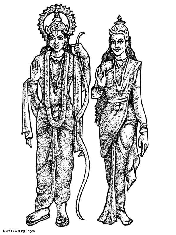 Malvorlage: Hinduistische Mythologie (Götter und Göttinnen) #109461 - Kostenlose Malvorlagen zum Ausdrucken