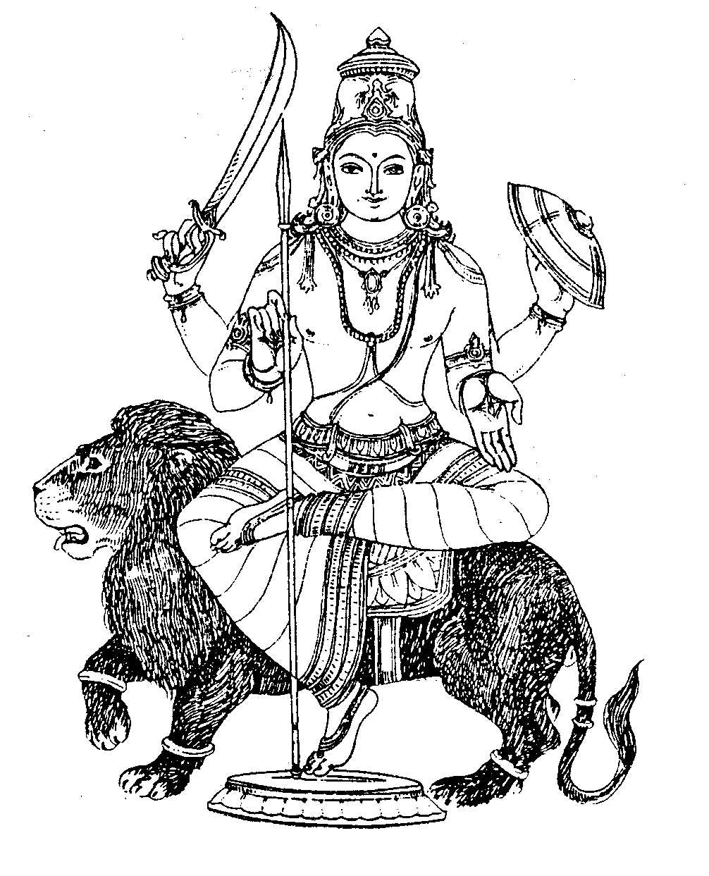 Malvorlage: Hinduistische Mythologie (Götter und Göttinnen) #109514 - Kostenlose Malvorlagen zum Ausdrucken