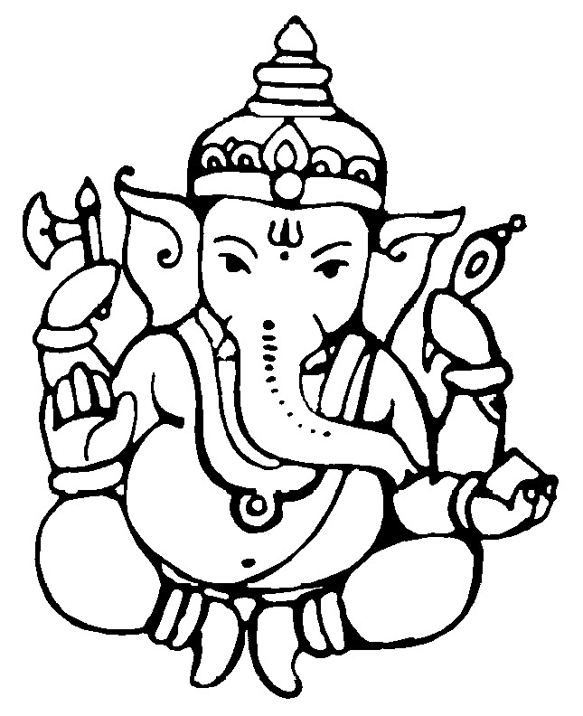 Malvorlage: Hinduistische Mythologie (Götter und Göttinnen) #109540 - Kostenlose Malvorlagen zum Ausdrucken