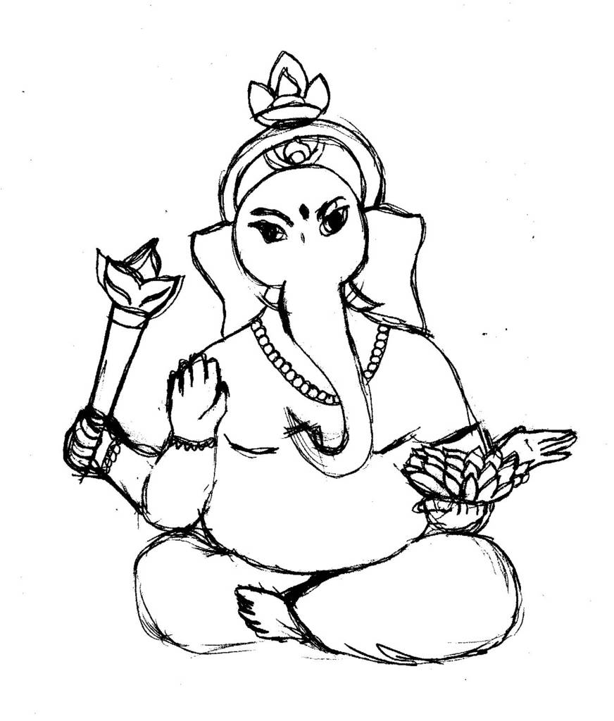 Malvorlage: Hinduistische Mythologie (Götter und Göttinnen) #109556 - Kostenlose Malvorlagen zum Ausdrucken