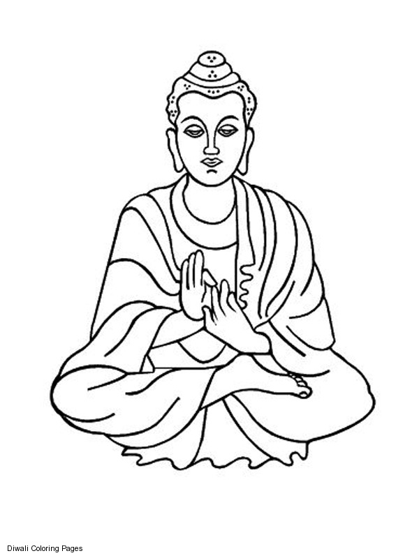 Malvorlage: Hinduistische Mythologie: Buddha (Götter und Göttinnen) #89506 - Kostenlose Malvorlagen zum Ausdrucken