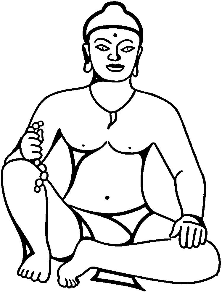 Malvorlage: Hinduistische Mythologie: Buddha (Götter und Göttinnen) #89507 - Kostenlose Malvorlagen zum Ausdrucken