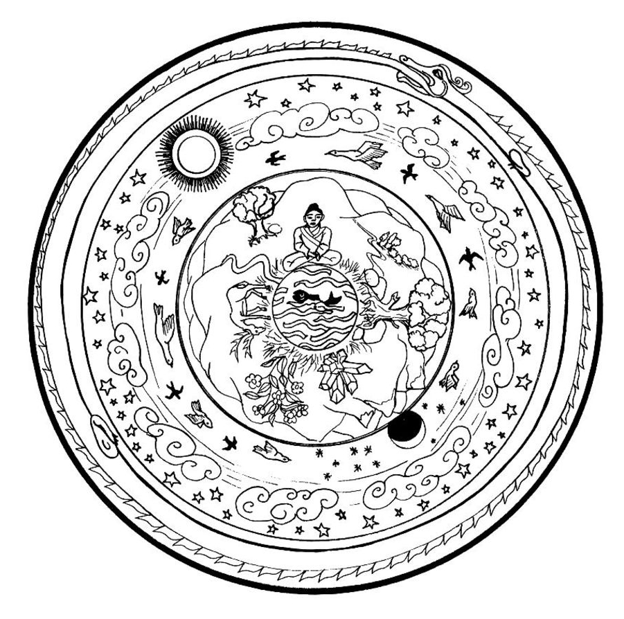 Malvorlage: Hinduistische Mythologie: Buddha (Götter und Göttinnen) #89539 - Kostenlose Malvorlagen zum Ausdrucken