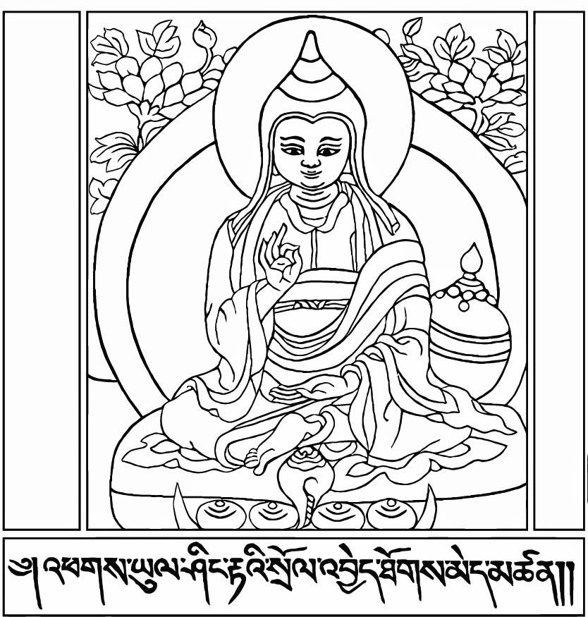 Malvorlage: Hinduistische Mythologie: Buddha (Götter und Göttinnen) #89547 - Kostenlose Malvorlagen zum Ausdrucken