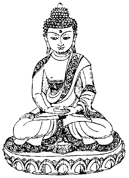 Malvorlage: Hinduistische Mythologie: Buddha (Götter und Göttinnen) #89549 - Kostenlose Malvorlagen zum Ausdrucken