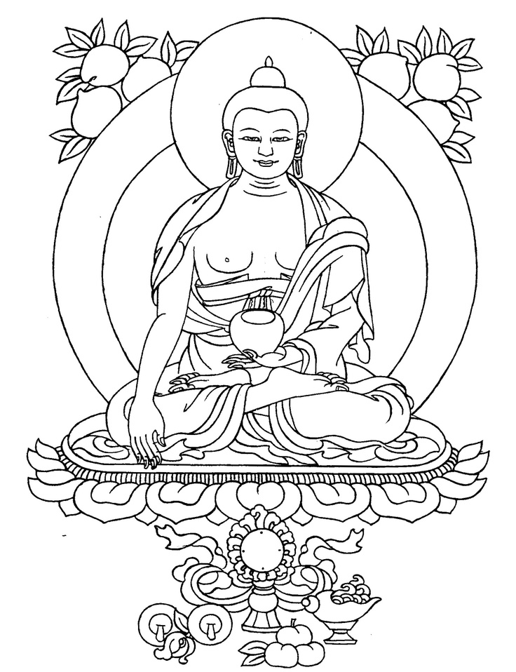 Malvorlage: Hinduistische Mythologie: Buddha (Götter und Göttinnen) #89551 - Kostenlose Malvorlagen zum Ausdrucken