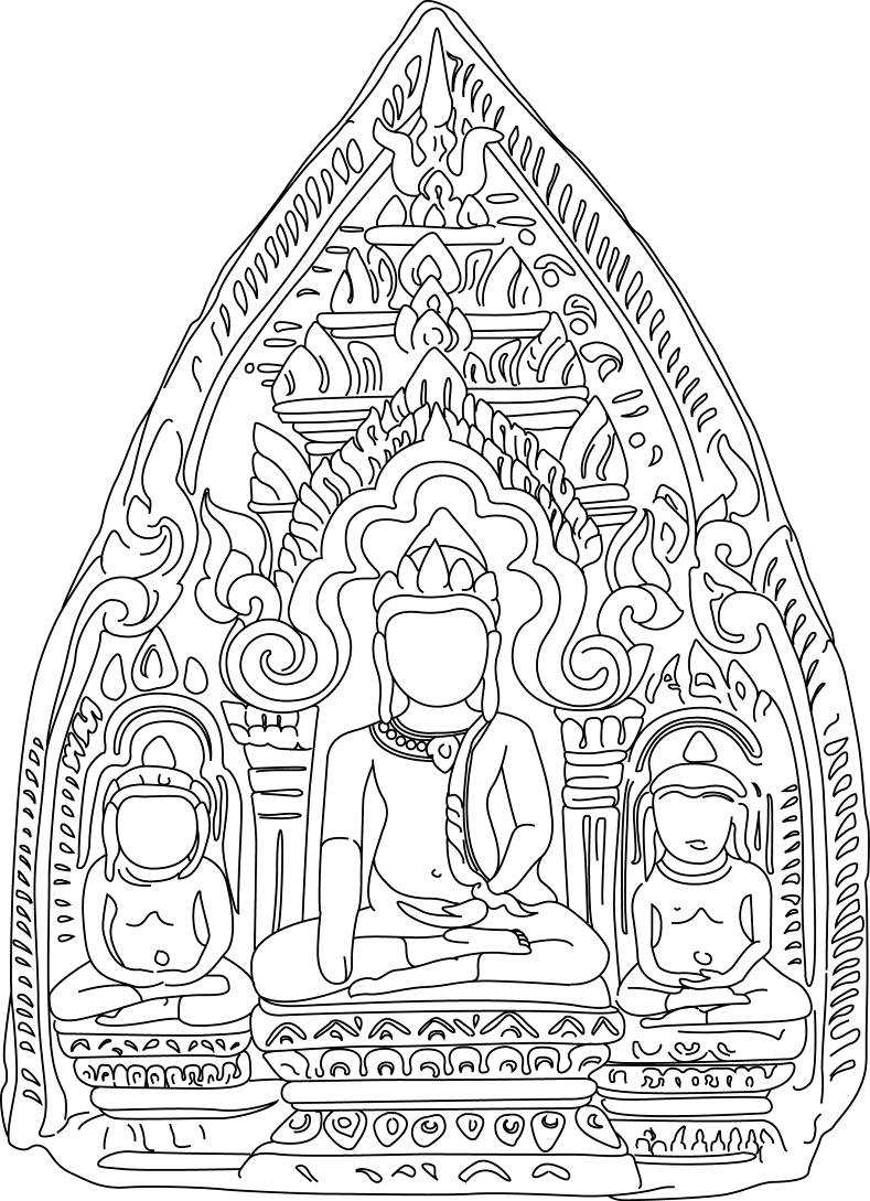Malvorlage: Hinduistische Mythologie: Buddha (Götter und Göttinnen) #89560 - Kostenlose Malvorlagen zum Ausdrucken