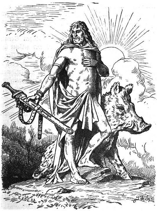 Malvorlage: Nordische Mythologie (Götter und Göttinnen) #110412 - Kostenlose Malvorlagen zum Ausdrucken