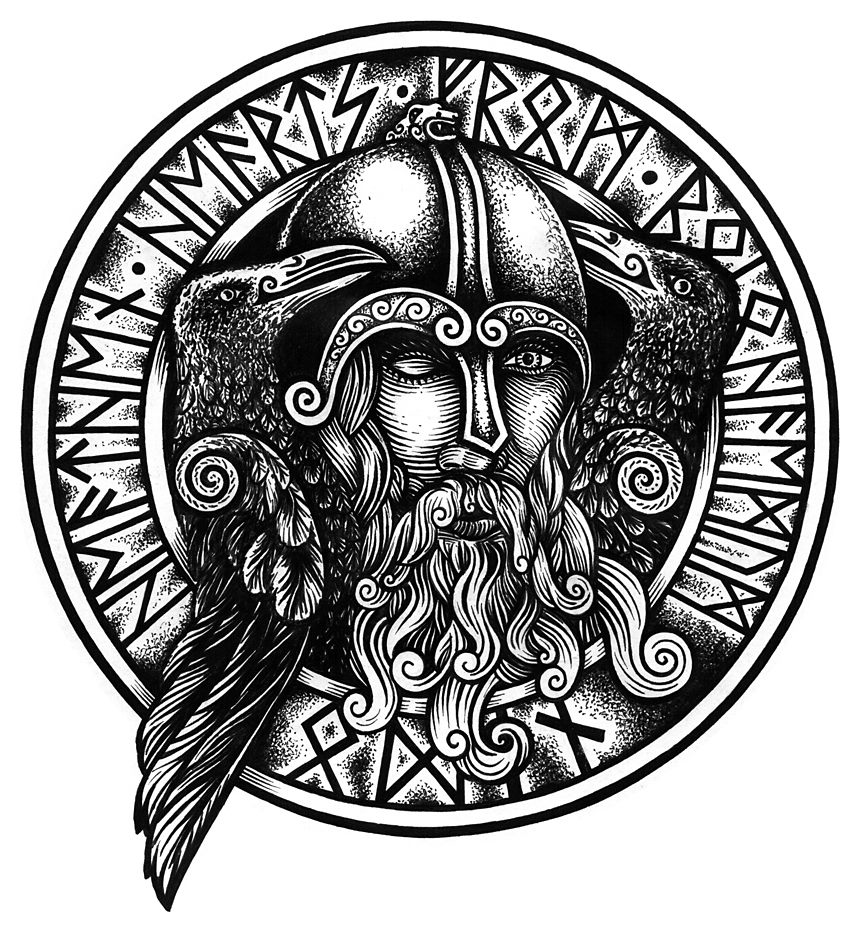 Malvorlage: Nordische Mythologie (Götter und Göttinnen) #110503 - Kostenlose Malvorlagen zum Ausdrucken