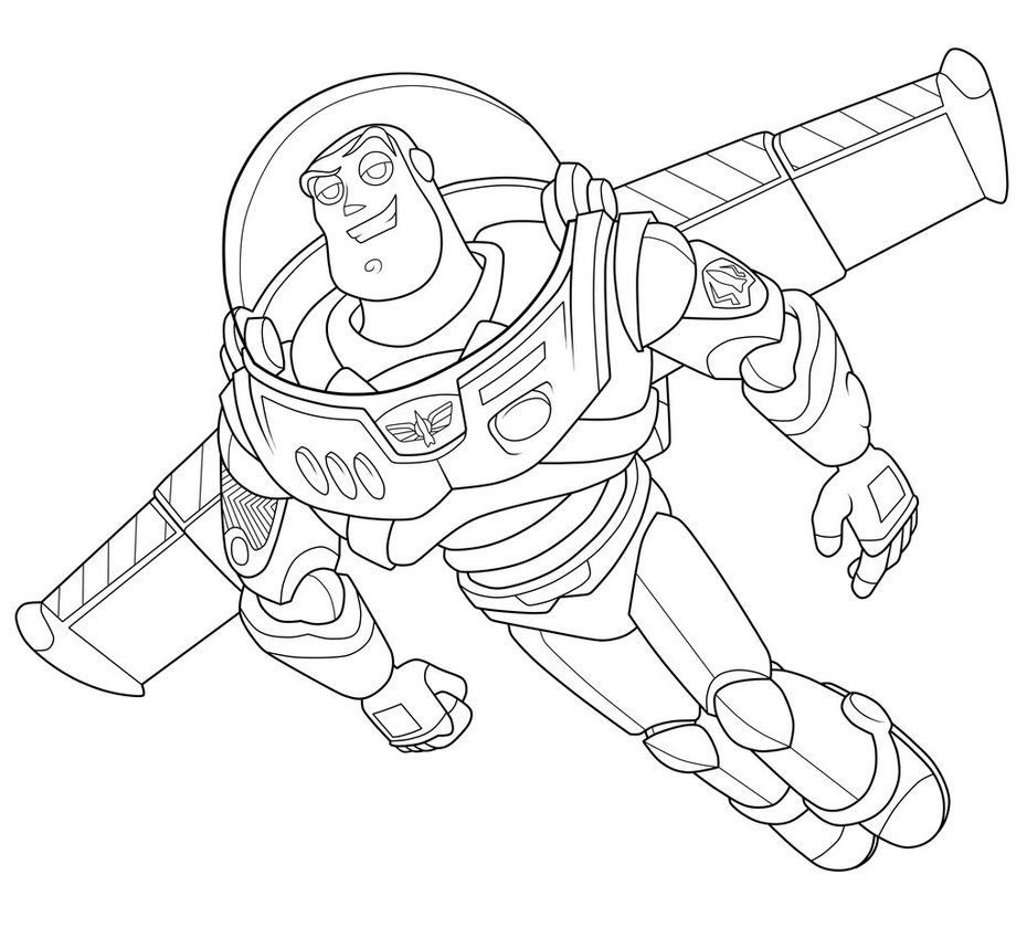 Malvorlage: Abenteuer von Buzz Lightyear (Karikaturen) #46610 - Kostenlose Malvorlagen zum Ausdrucken