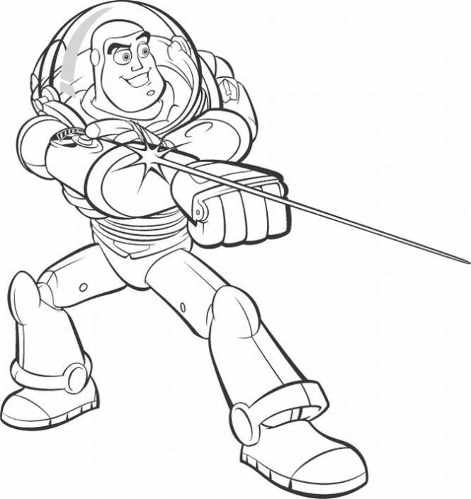 Malvorlage: Abenteuer von Buzz Lightyear (Karikaturen) #46680 - Kostenlose Malvorlagen zum Ausdrucken