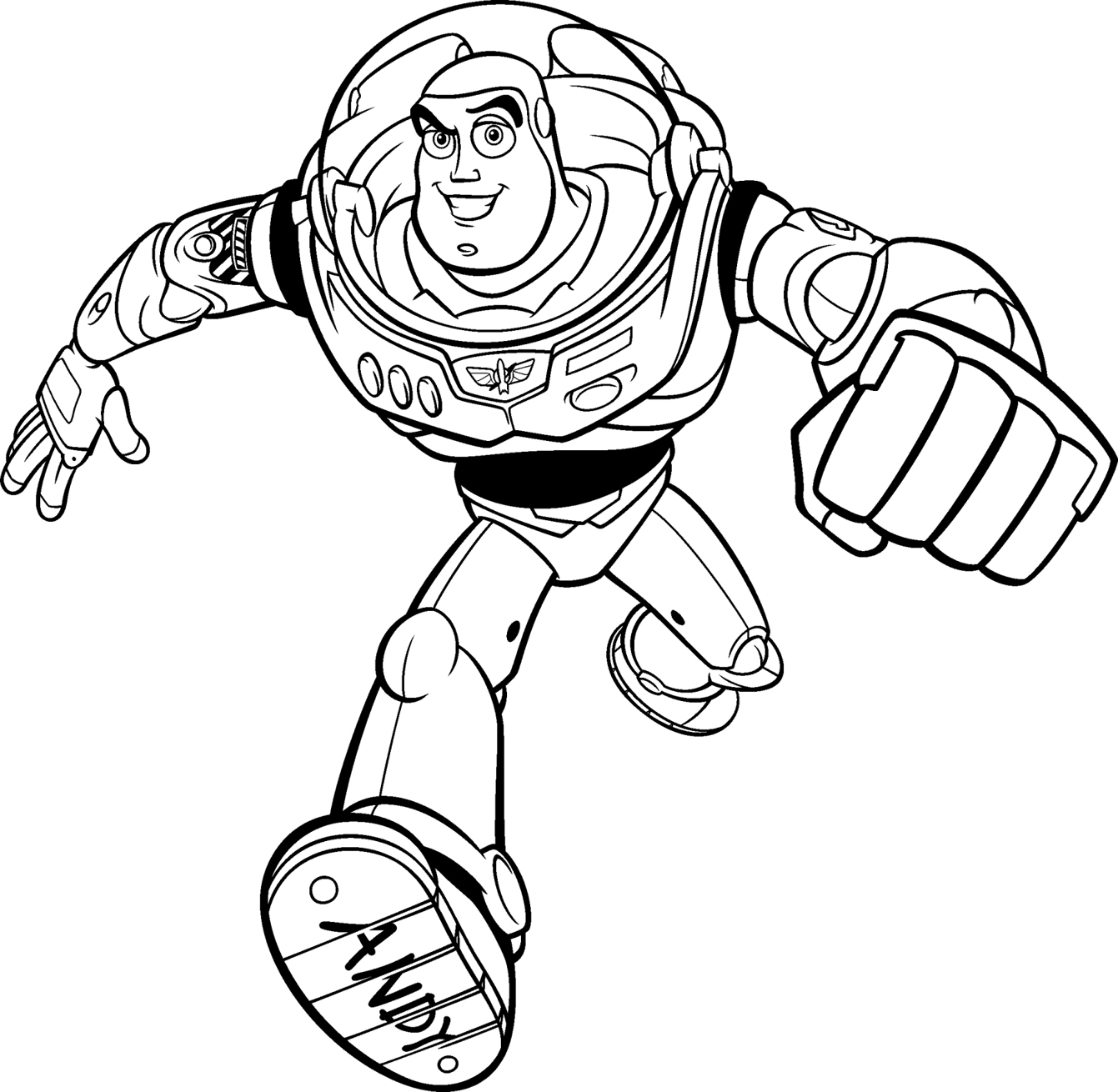 Malvorlage: Abenteuer von Buzz Lightyear (Karikaturen) #46690 - Kostenlose Malvorlagen zum Ausdrucken