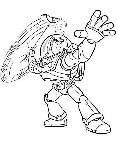 Malvorlage: Abenteuer von Buzz Lightyear (Karikaturen) #46700 - Kostenlose Malvorlagen zum Ausdrucken