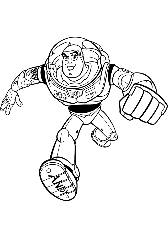 Malvorlage: Abenteuer von Buzz Lightyear (Karikaturen) #46701 - Kostenlose Malvorlagen zum Ausdrucken