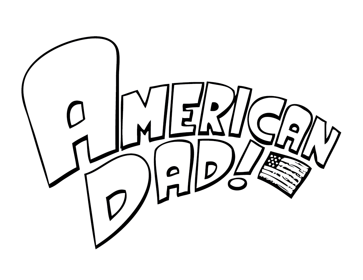 Malvorlage: Amerikanischer Vater! (Karikaturen) #50900 - Kostenlose Malvorlagen zum Ausdrucken