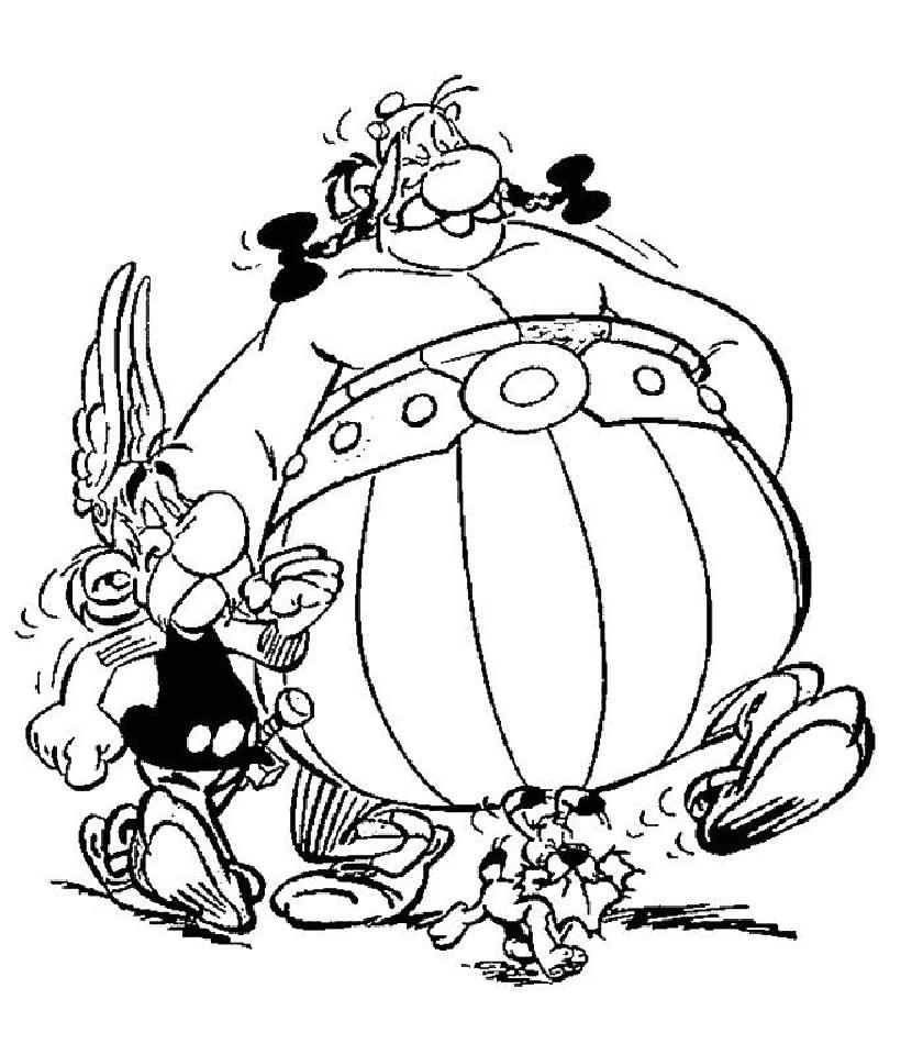 Malvorlage: Asterix und Obelix (Karikaturen) #24373 - Kostenlose Malvorlagen zum Ausdrucken