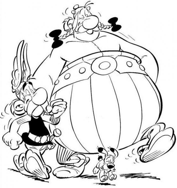 Malvorlage: Asterix und Obelix (Karikaturen) #24375 - Kostenlose Malvorlagen zum Ausdrucken