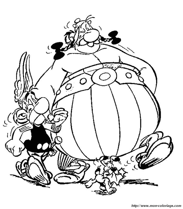 Malvorlage: Asterix und Obelix (Karikaturen) #24424 - Kostenlose Malvorlagen zum Ausdrucken