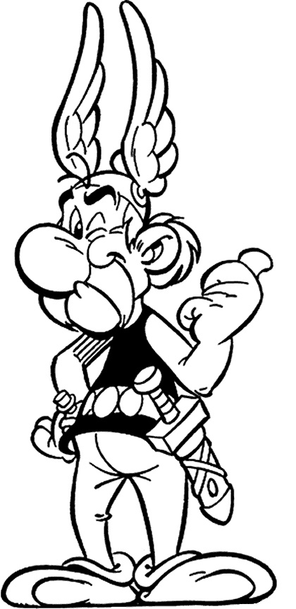 Malvorlage: Asterix und Obelix (Karikaturen) #24433 - Kostenlose Malvorlagen zum Ausdrucken
