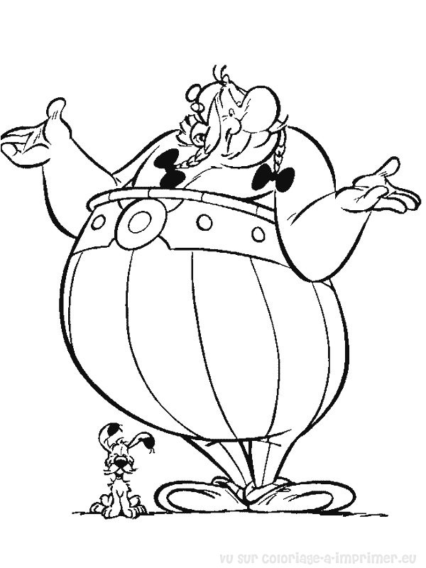 Malvorlage: Asterix und Obelix (Karikaturen) #24444 - Kostenlose Malvorlagen zum Ausdrucken