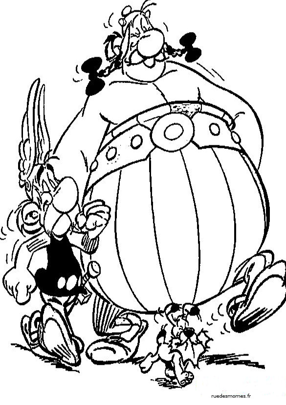 Malvorlage: Asterix und Obelix (Karikaturen) #24486 - Kostenlose Malvorlagen zum Ausdrucken