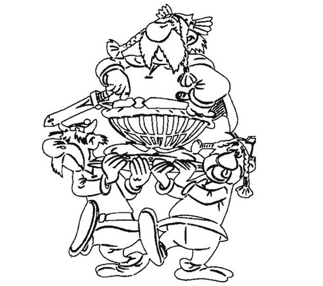 Malvorlage: Asterix und Obelix (Karikaturen) #24515 - Kostenlose Malvorlagen zum Ausdrucken