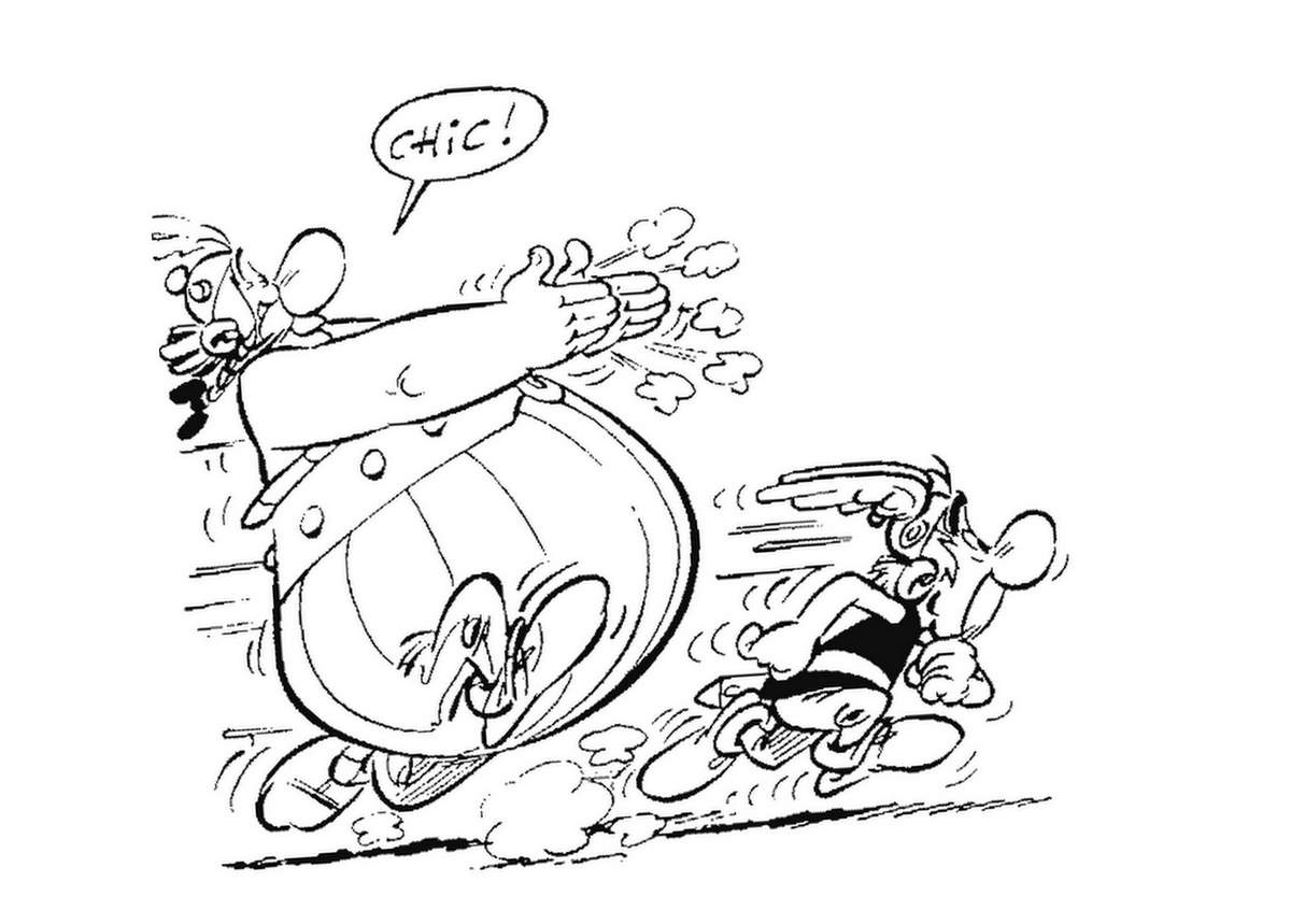Malvorlage: Asterix und Obelix (Karikaturen) #24516 - Kostenlose Malvorlagen zum Ausdrucken