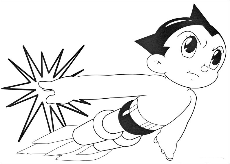 Malvorlage: Astro Boy (Karikaturen) #45229 - Kostenlose Malvorlagen zum Ausdrucken
