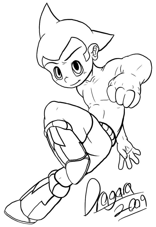Malvorlage: Astro Boy (Karikaturen) #45290 - Kostenlose Malvorlagen zum Ausdrucken