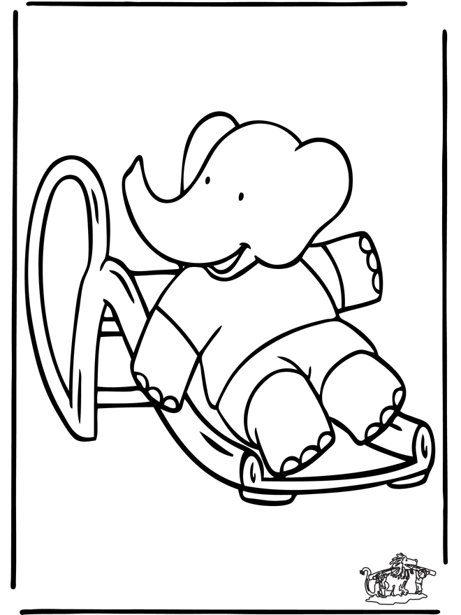 Malvorlage: Babar (Karikaturen) #27979 - Kostenlose Malvorlagen zum Ausdrucken