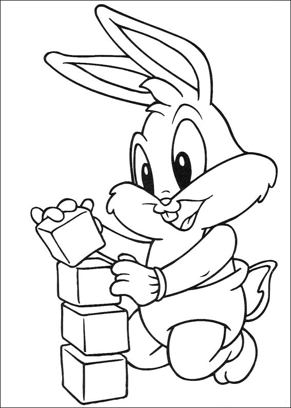Malvorlage: Baby Looney Tunes (Karikaturen) #26518 - Kostenlose Malvorlagen zum Ausdrucken