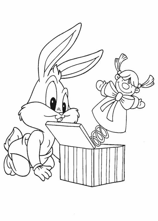 Malvorlage: Baby Looney Tunes (Karikaturen) #26524 - Kostenlose Malvorlagen zum Ausdrucken