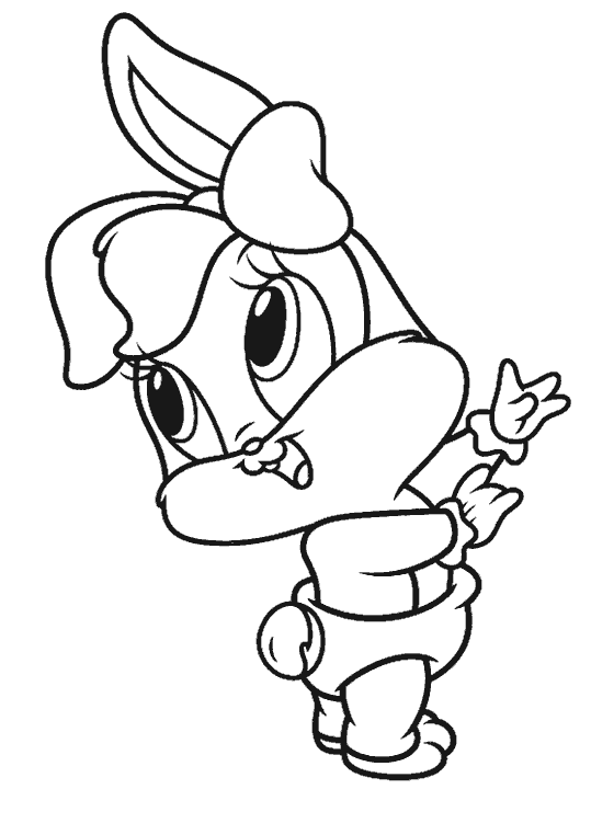 Malvorlage: Baby Looney Tunes (Karikaturen) #26532 - Kostenlose Malvorlagen zum Ausdrucken