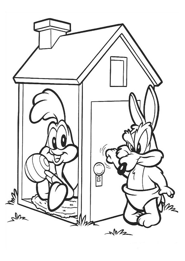 Malvorlage: Baby Looney Tunes (Karikaturen) #26539 - Kostenlose Malvorlagen zum Ausdrucken
