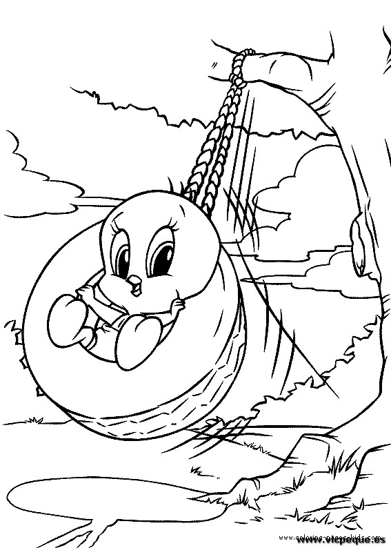 Malvorlage: Baby Looney Tunes (Karikaturen) #26548 - Kostenlose Malvorlagen zum Ausdrucken