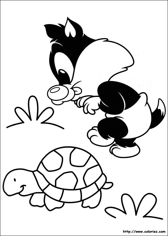 Malvorlage: Baby Looney Tunes (Karikaturen) #26599 - Kostenlose Malvorlagen zum Ausdrucken