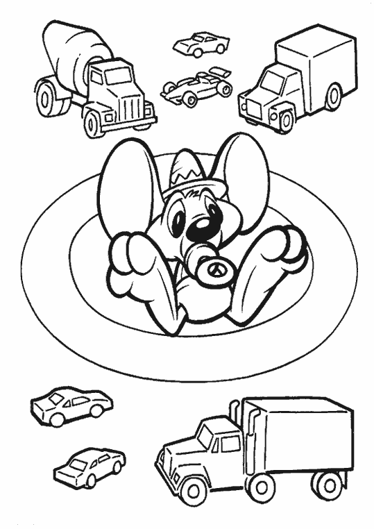 Malvorlage: Baby Looney Tunes (Karikaturen) #26631 - Kostenlose Malvorlagen zum Ausdrucken