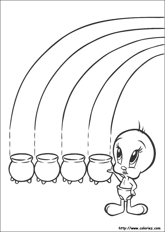 Malvorlage: Baby Looney Tunes (Karikaturen) #26640 - Kostenlose Malvorlagen zum Ausdrucken