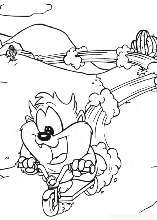 Malvorlage: Baby Looney Tunes (Karikaturen) #26658 - Kostenlose Malvorlagen zum Ausdrucken