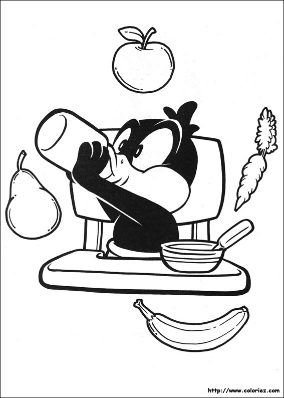 Malvorlage: Baby Looney Tunes (Karikaturen) #26663 - Kostenlose Malvorlagen zum Ausdrucken
