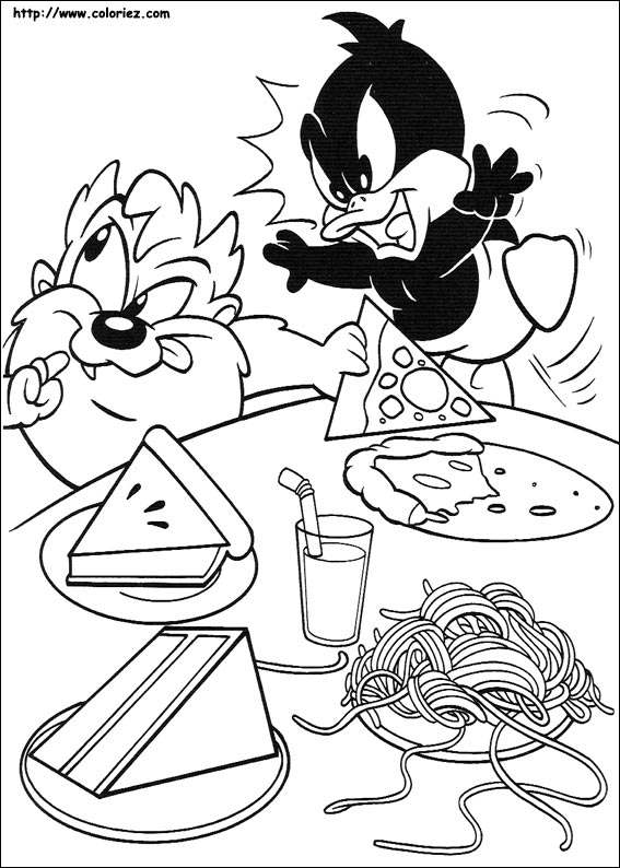 Malvorlage: Baby Looney Tunes (Karikaturen) #26671 - Kostenlose Malvorlagen zum Ausdrucken
