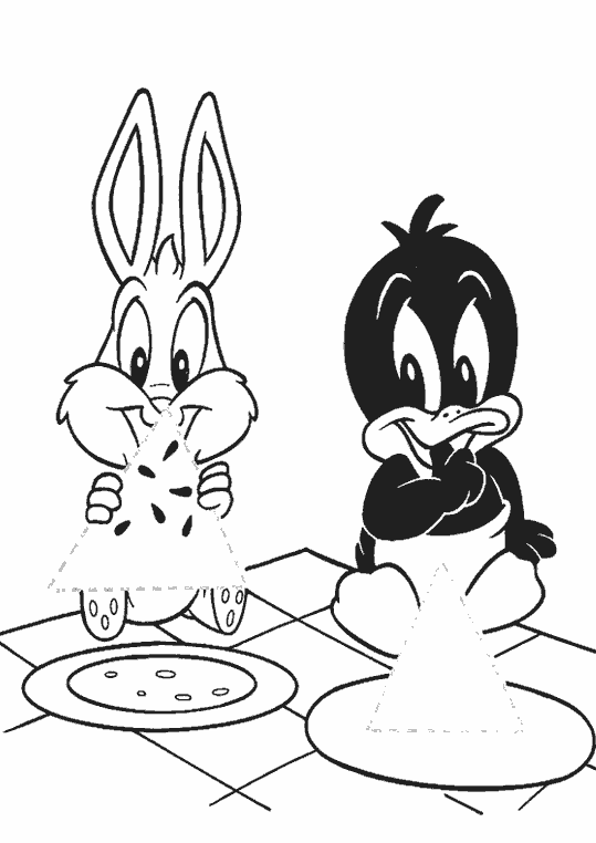 Malvorlage: Baby Looney Tunes (Karikaturen) #26679 - Kostenlose Malvorlagen zum Ausdrucken
