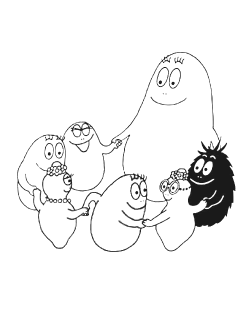 Malvorlage: Barbapapa (Karikaturen) #36447 - Kostenlose Malvorlagen zum Ausdrucken