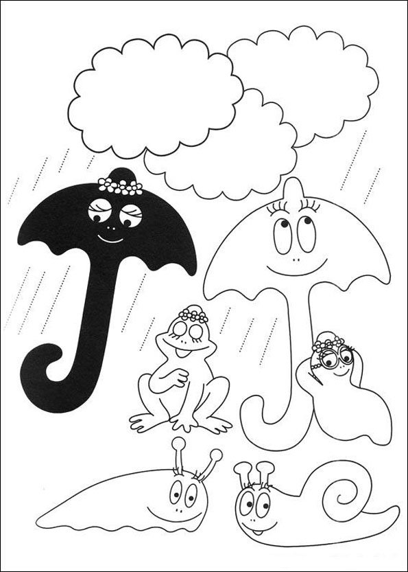Malvorlage: Barbapapa (Karikaturen) #36456 - Kostenlose Malvorlagen zum Ausdrucken